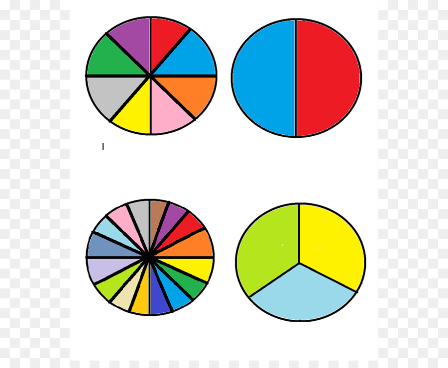 Gráficos Circulares Coloridos，Datos PNG