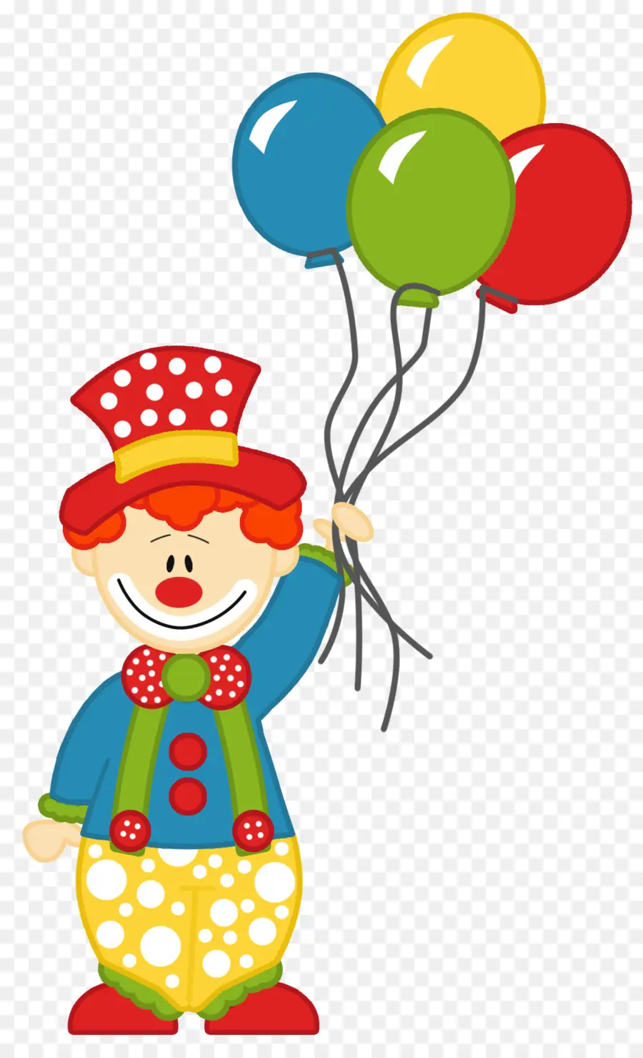 Payaso Con Globos，Globos PNG