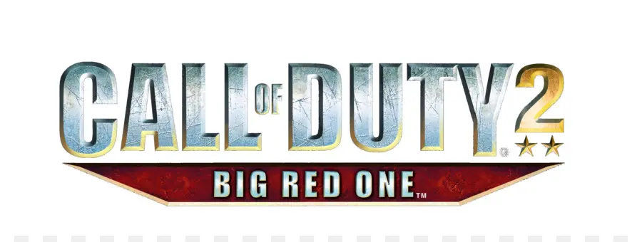 Logotipo De Call Of Duty 2 Big Red One，Juego PNG