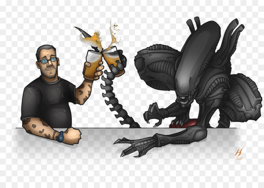 Extraterrestre Y Hombre，Extranjero PNG