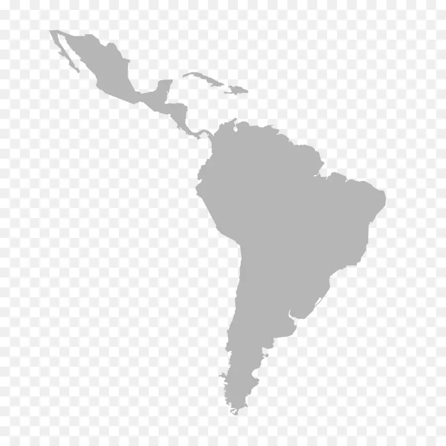 Mapa De América Latina，Continente PNG