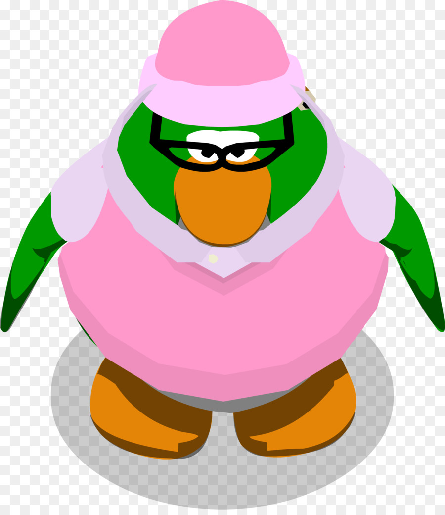 Pingüino En Traje Rosa，Dibujos Animados PNG