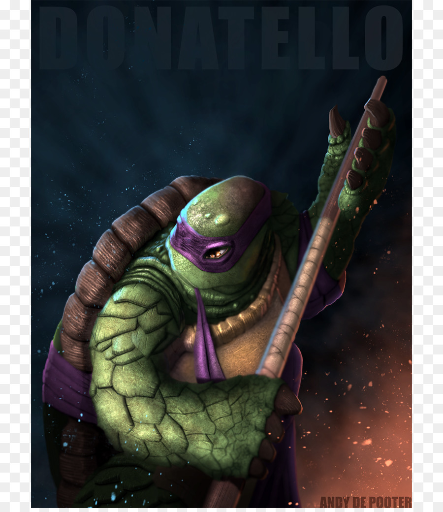 Donatello，Máscara Morada PNG