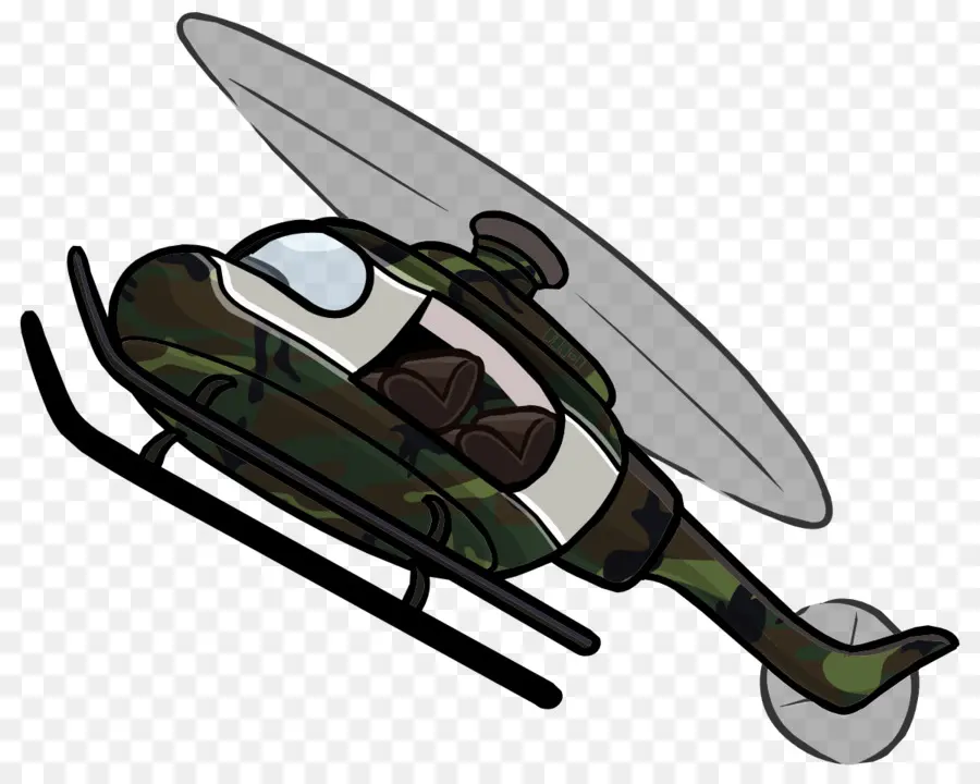 Helicóptero De Dibujos Animados，Militar PNG