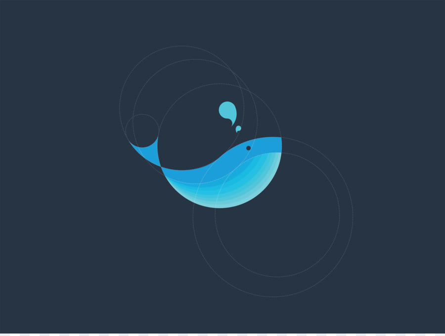 Logotipo De Ballena Azul，Ballena PNG