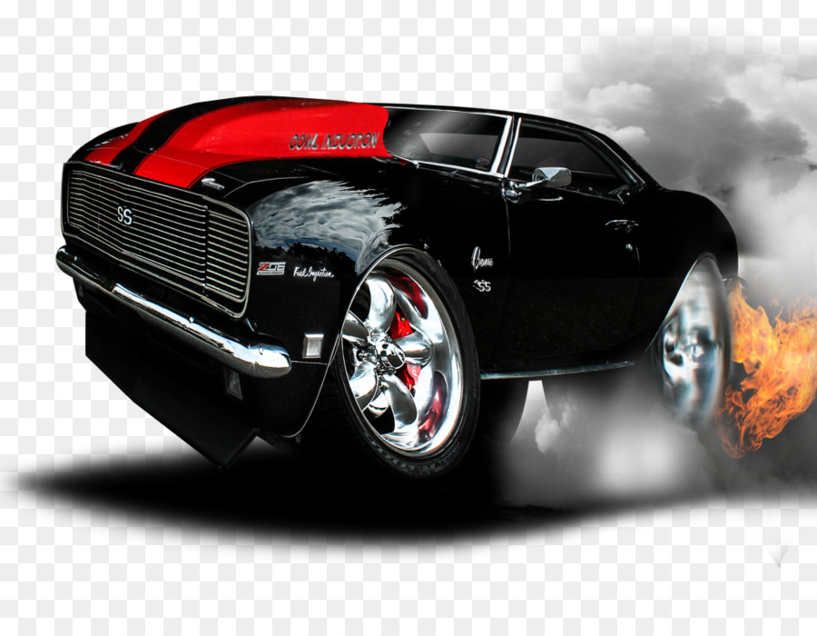 Coche Musculoso，Negro PNG