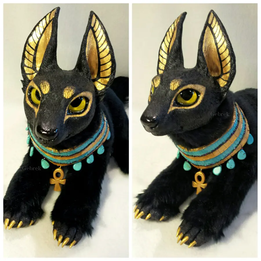 Estatuilla De Anubis，Egipcio PNG