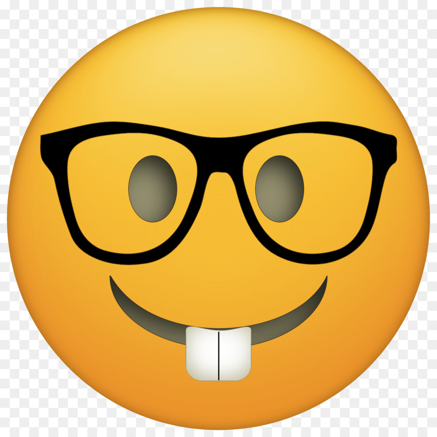 Cara Sonriente，Anteojos PNG