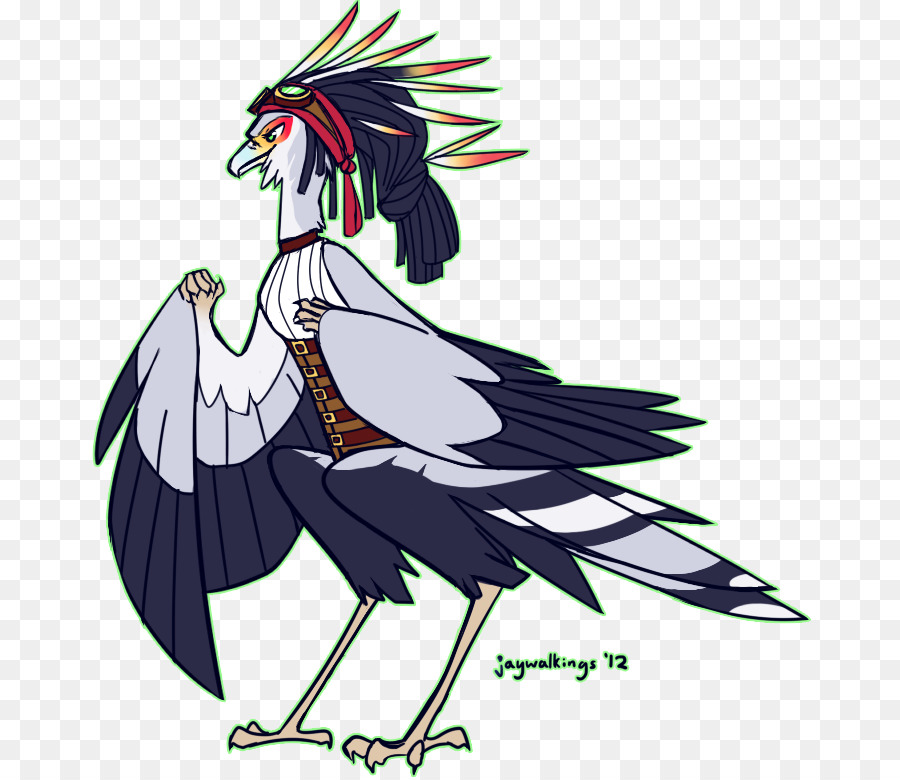 Pájaro，Secretarybird PNG