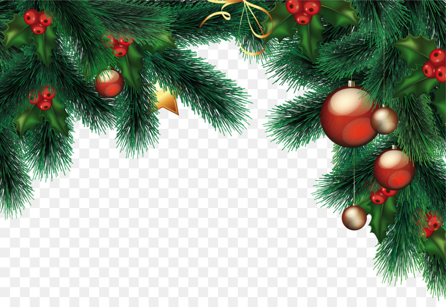 Decoraciones Navideñas，Pino PNG