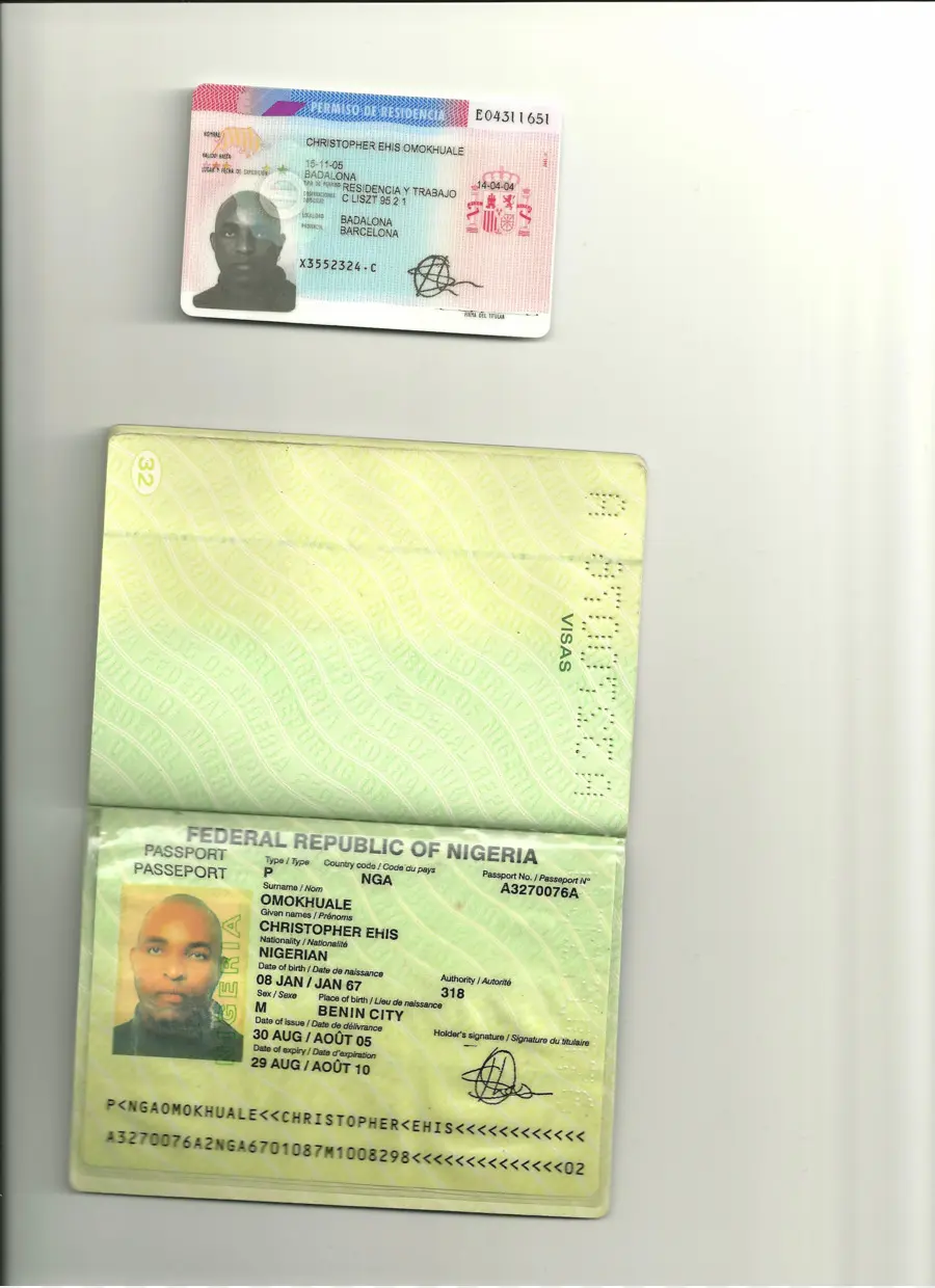 Pasaporte Nigeriano，Identificación PNG