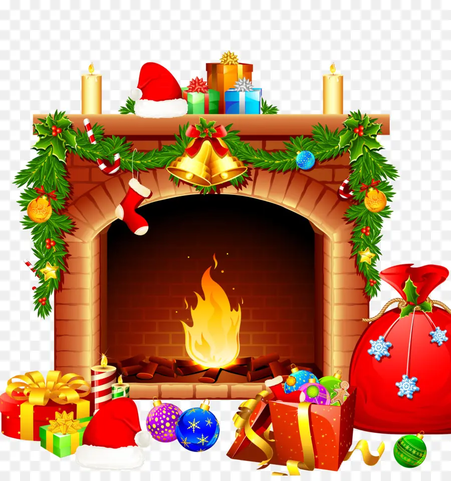 La Navidad，Chimenea PNG