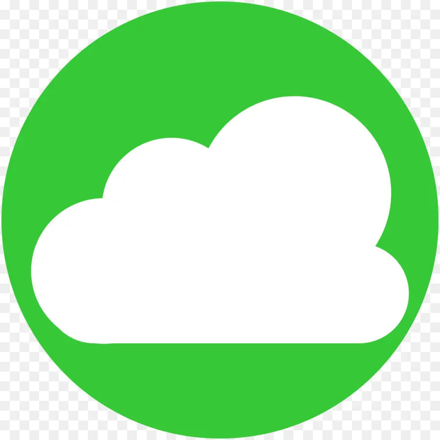 Nube，Círculo Verde PNG