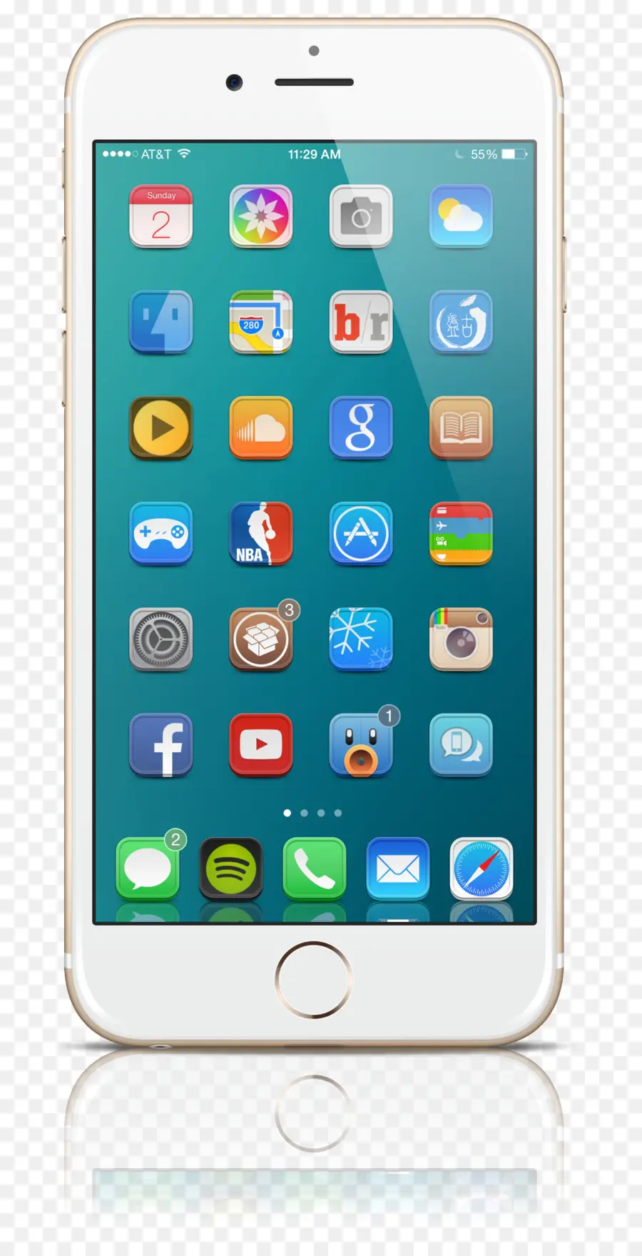 El Iphone 6s Plus，Teléfono PNG