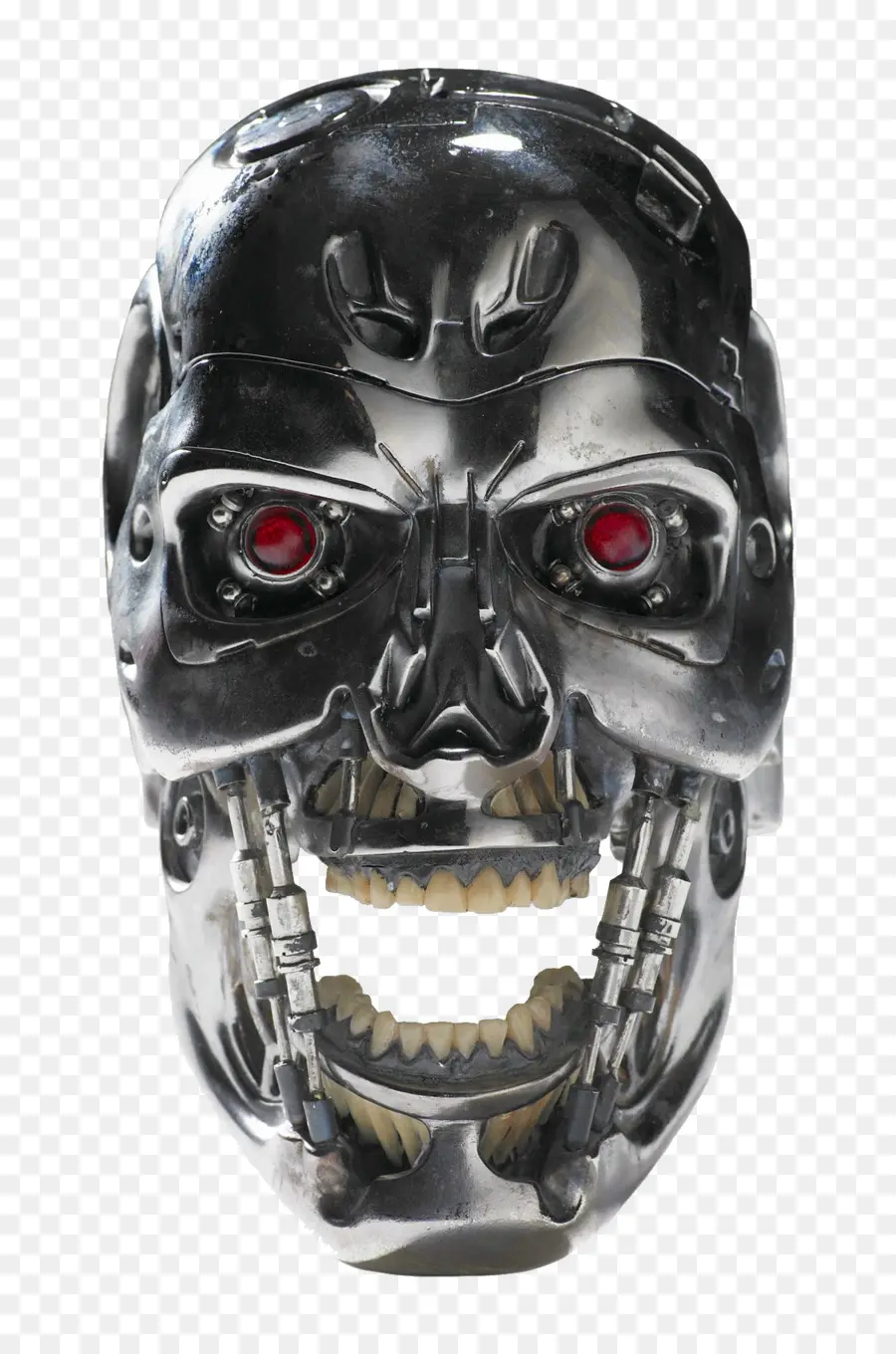 Cráneo Robot，Metal PNG