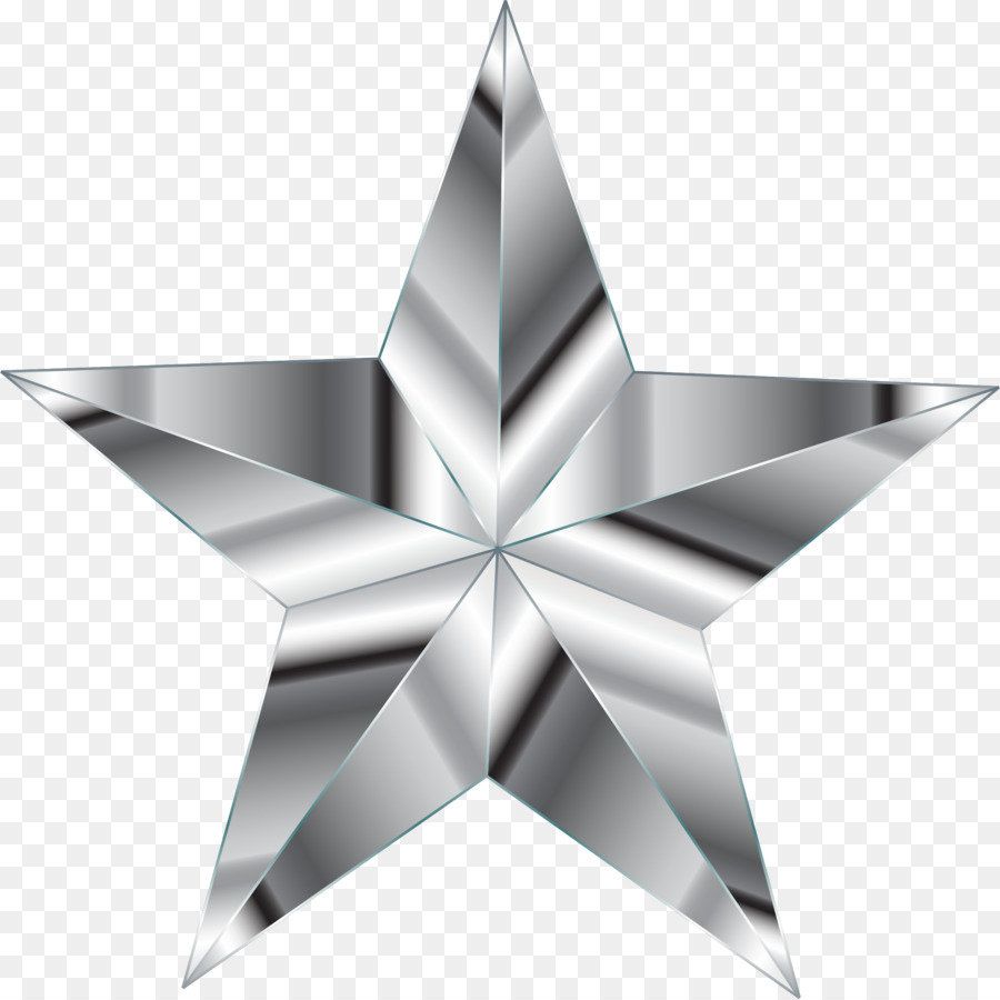 Estrella Plateada，Metálico PNG