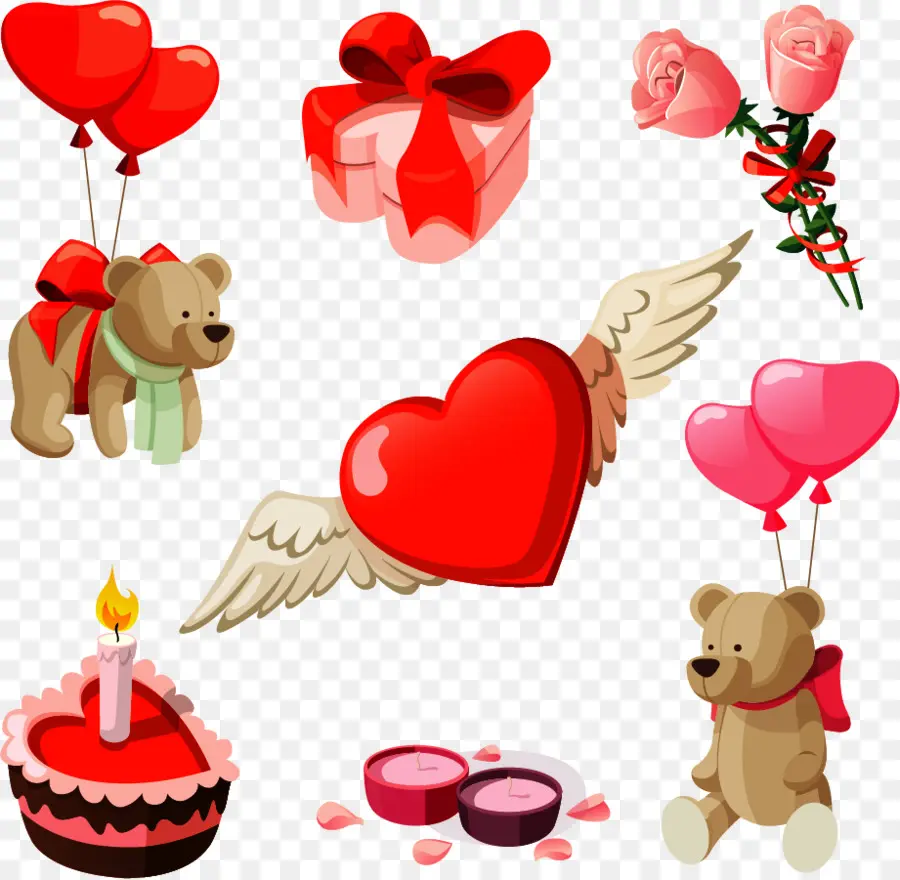 El Día De San Valentín，El 14 De Febrero PNG