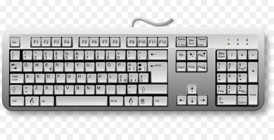 Teclado，Computadora PNG