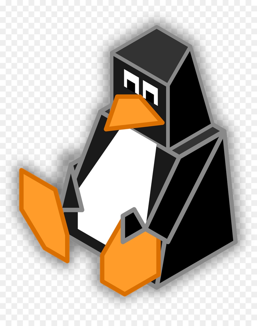 Pingüino，Negro PNG