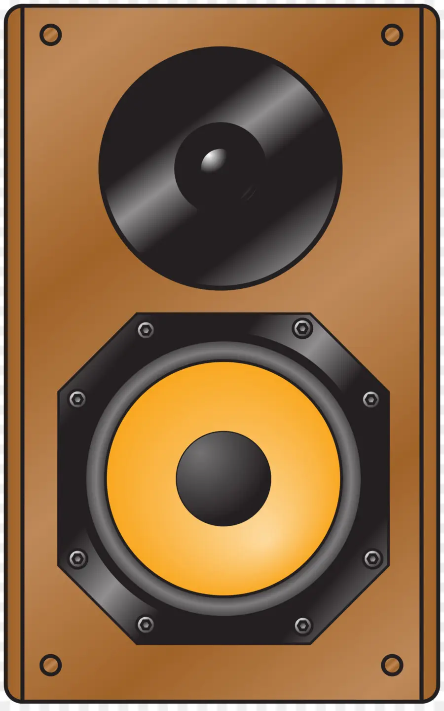 Altavoz Marrón，Audio PNG