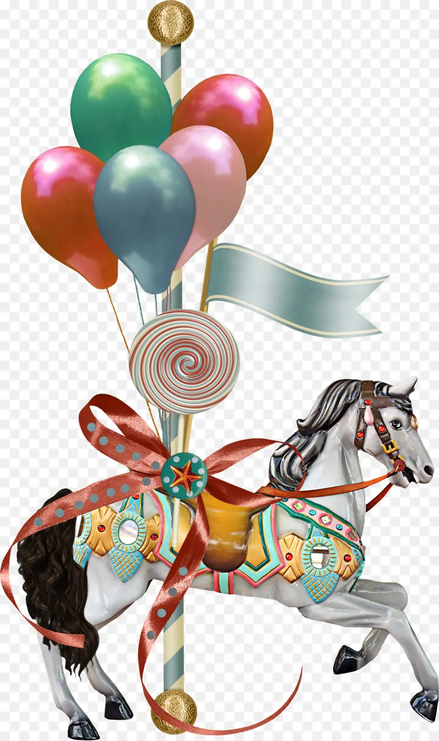 Caballo，Carrusel PNG