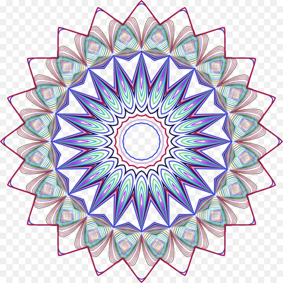 Mandala，Arte Lineal PNG