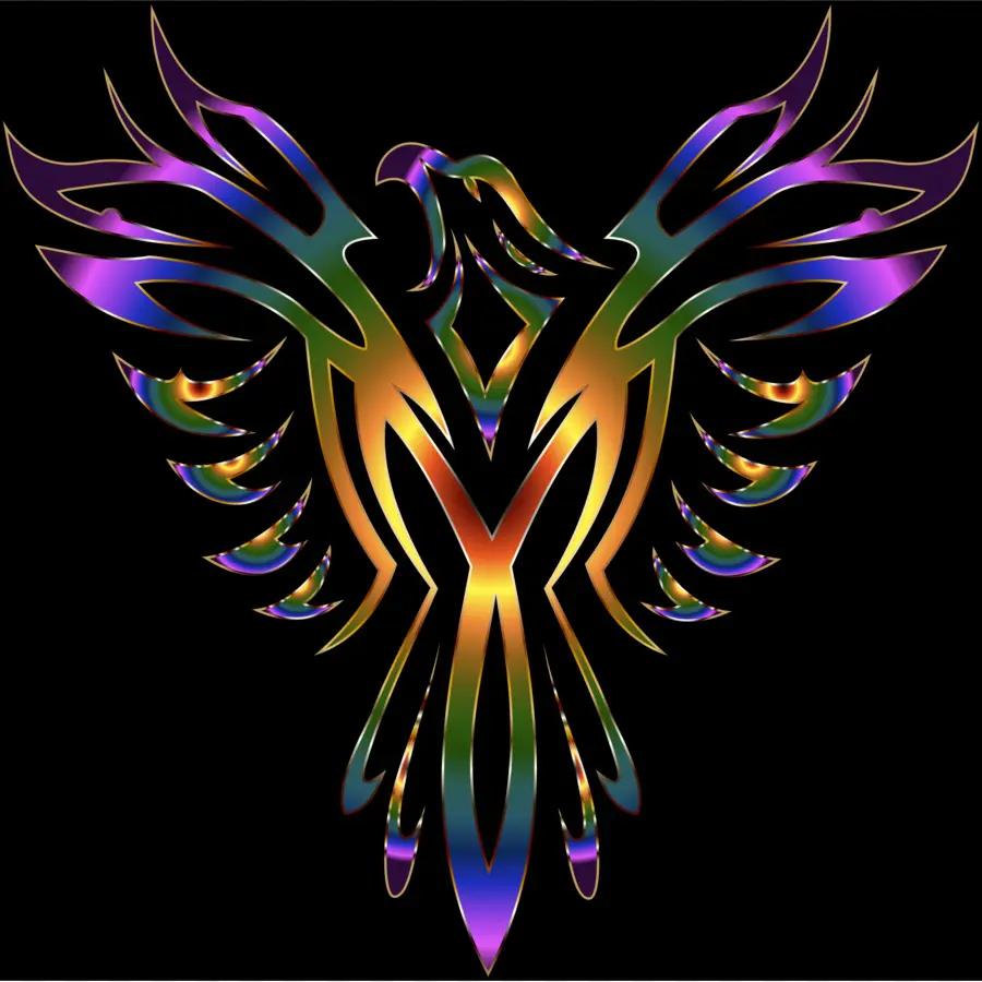 Phoenix，Arte De Línea PNG