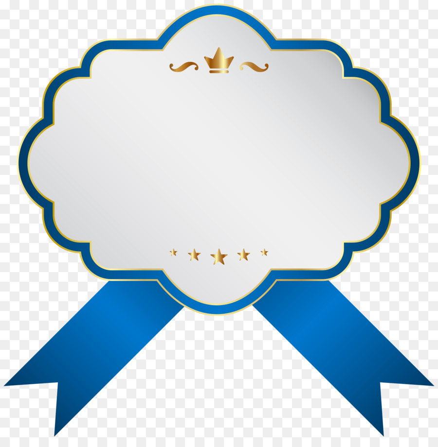 Insignia De Premio Azul，Cinta PNG