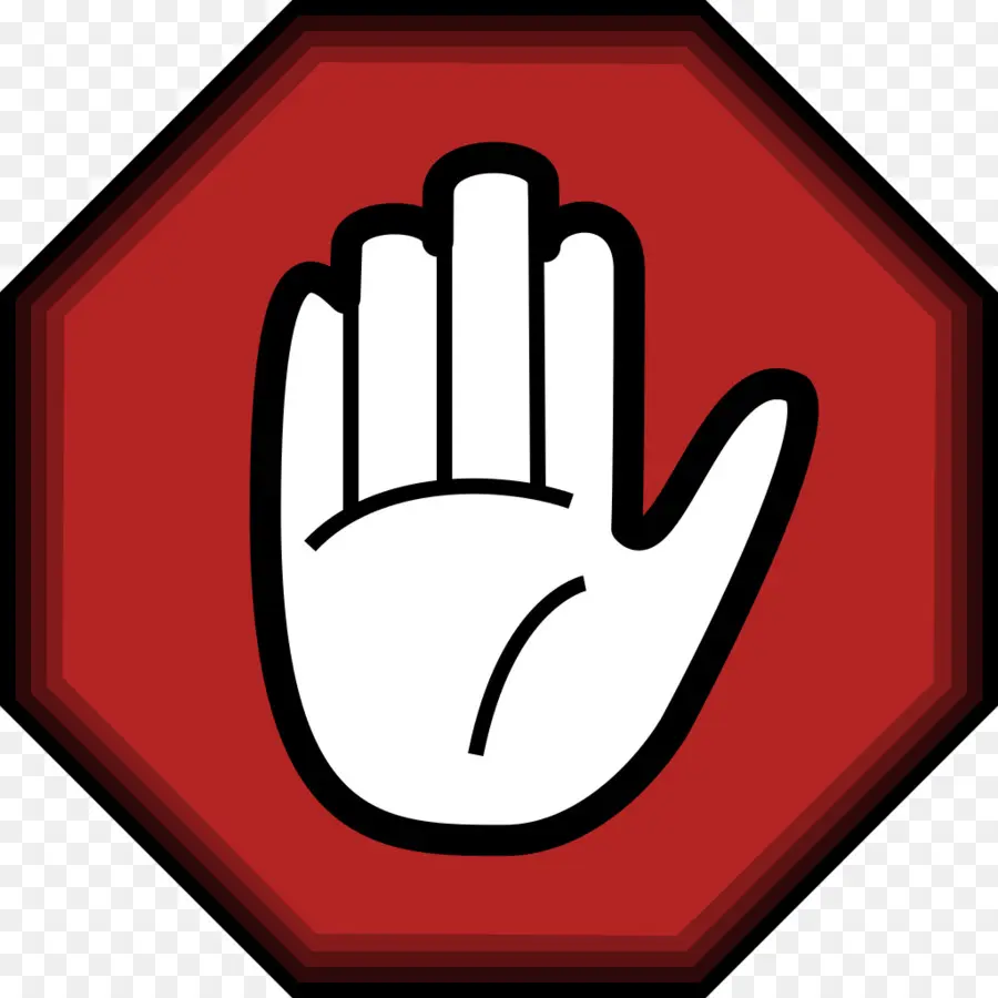 Señal De Stop De Mano，Advertencia PNG