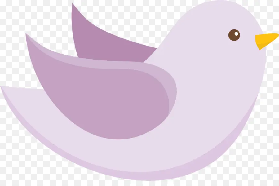 Pájaro，Lila PNG