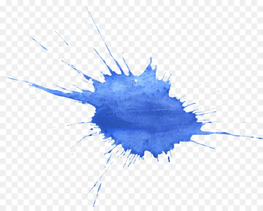 Pintura Azul，Chapoteo PNG