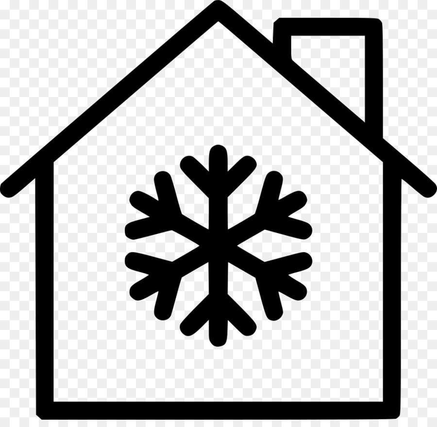 Casa Con Copo De Nieve，Invierno PNG