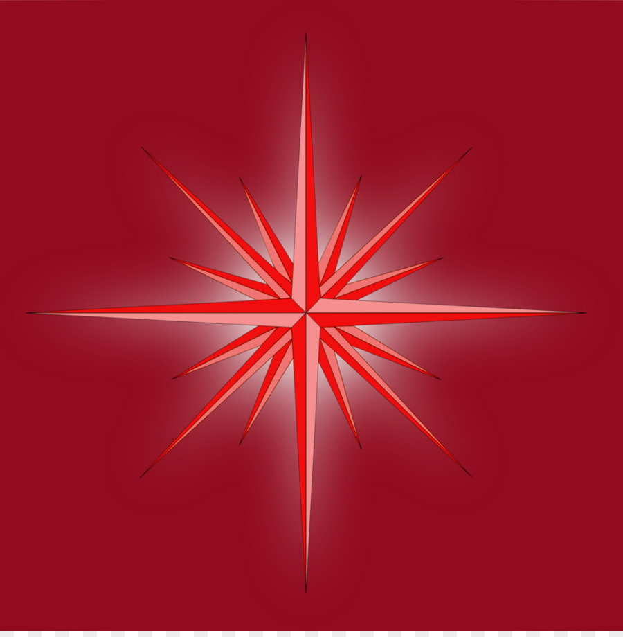 Estrella Roja，Brillante PNG