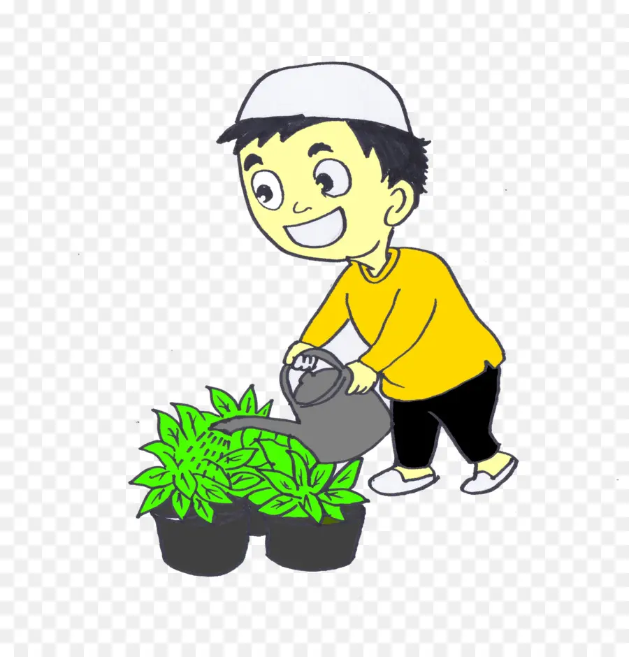 Niño Regando Plantas，Jardinería PNG