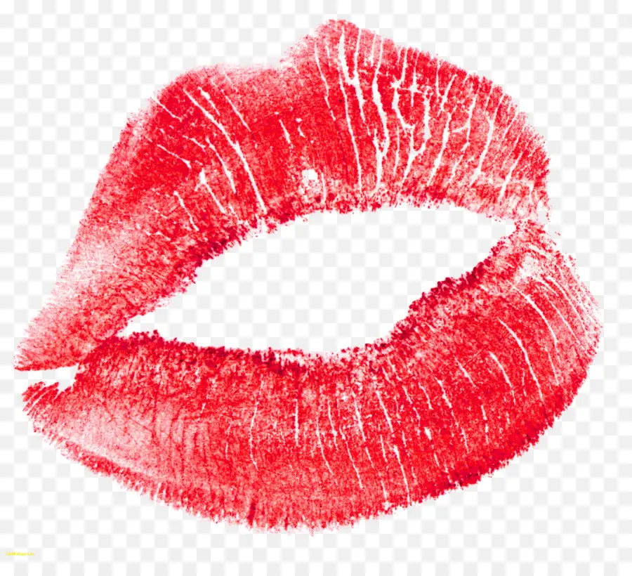 Impresión De Labios Rojos，Beso PNG