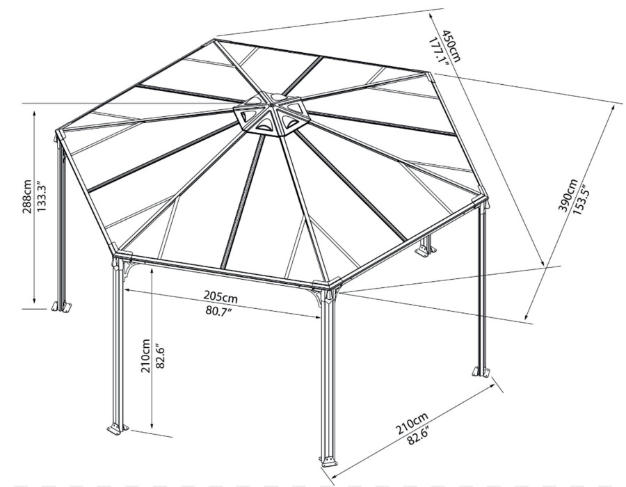 Gazebo，Jardín PNG