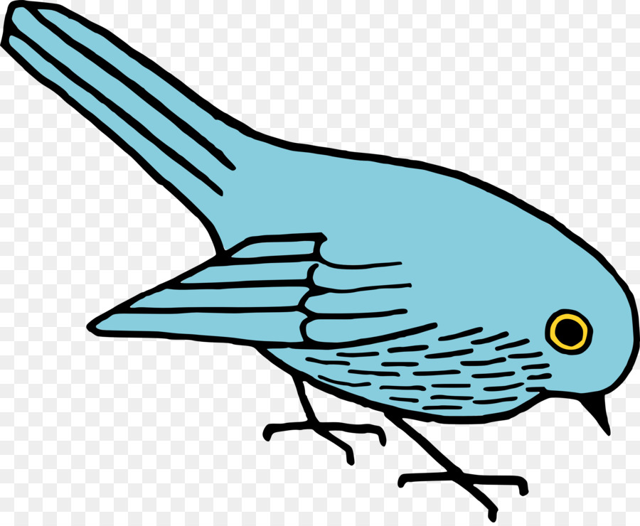 Pájaro Azul，Dibujos Animados PNG