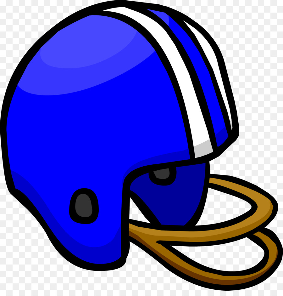 Casco De Fútbol Azul，Fútbol Americano PNG