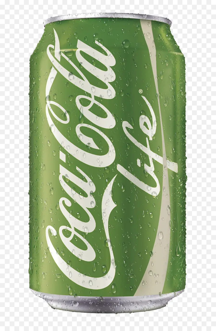 Lata De Coca Cola Verde，Beber PNG