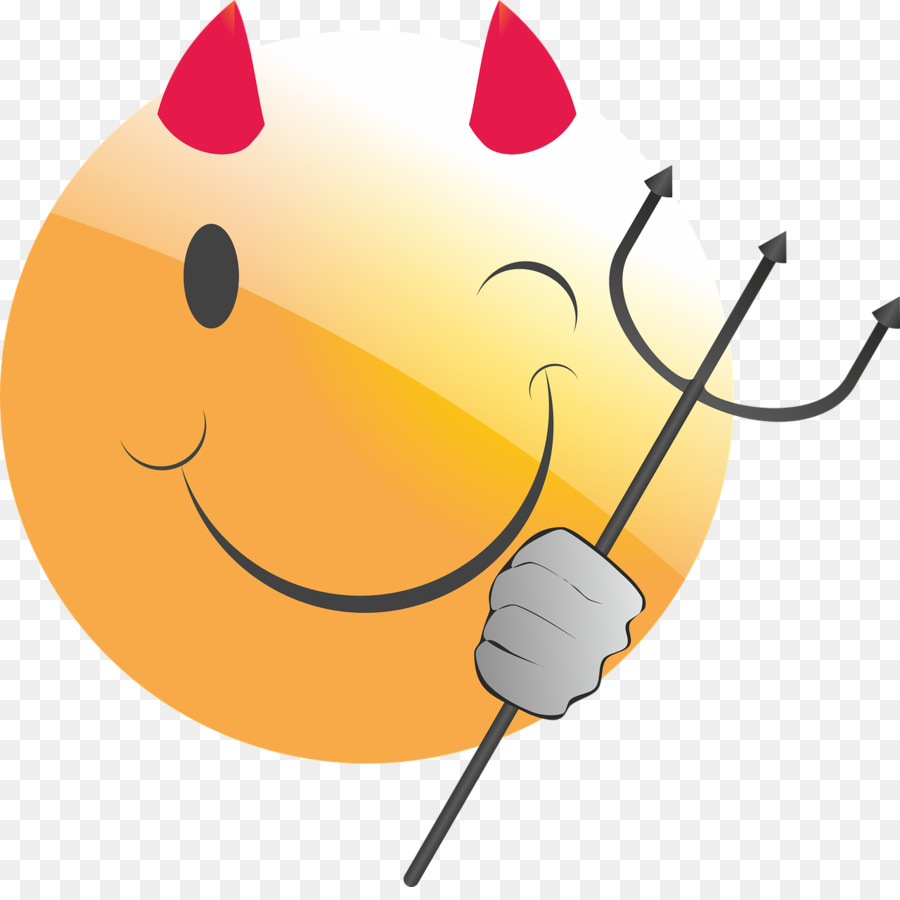 Emoji Del Diablo，Sonriente PNG