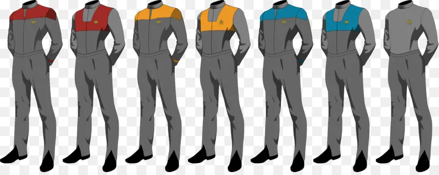 Camiseta，Star Trek Uniformes PNG