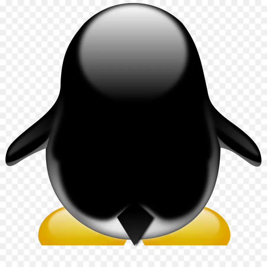 Pingüino，Negro PNG