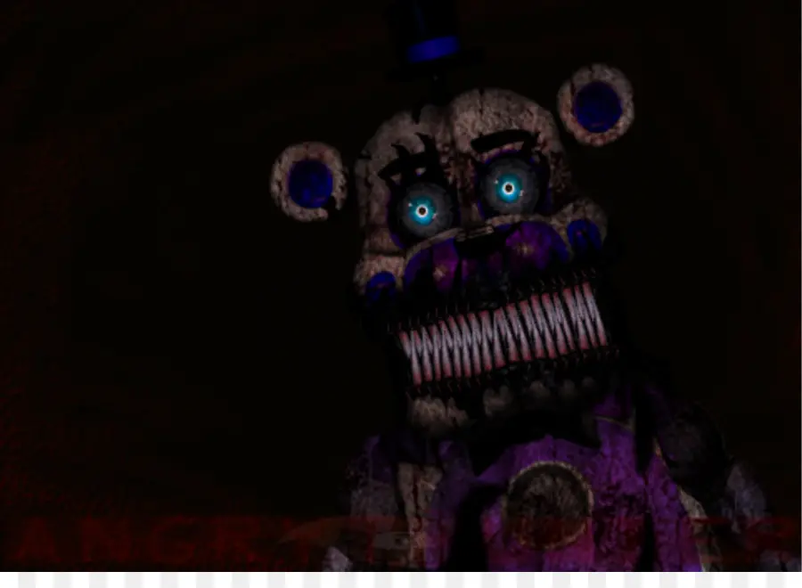 Oso Animatronico Morado，Robot PNG