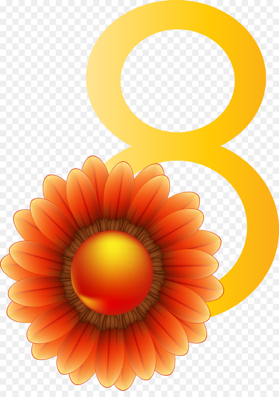 Numero Ocho，Flor PNG