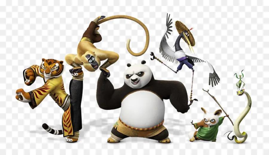 Personajes De Kung Fu Panda，Artes Marciales PNG