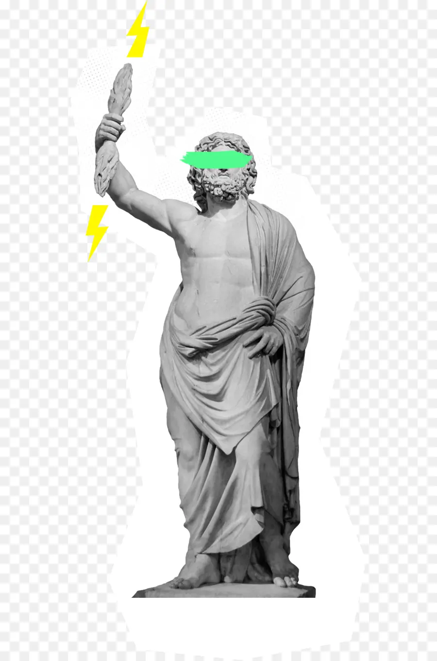 Estatua Con Relámpago，Estatua PNG