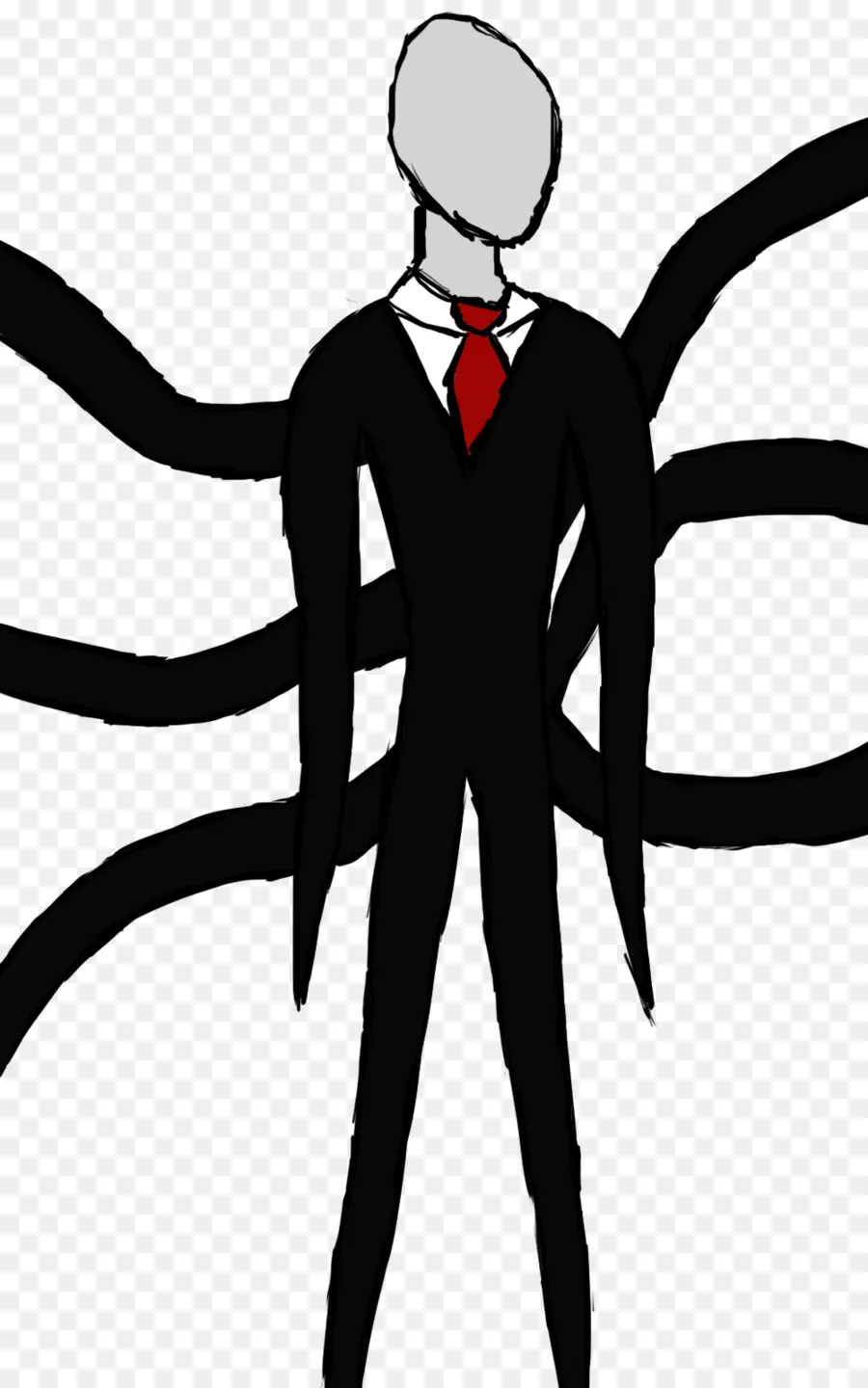 Esbelta Los Ocho Páginas，Slenderman PNG