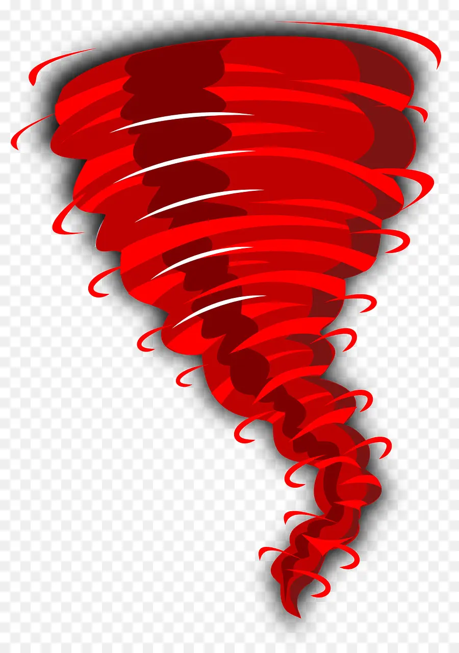 Tornado Rojo，Remolino PNG