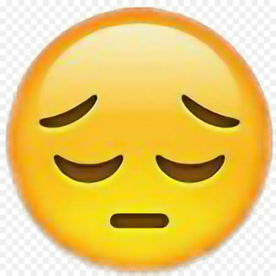 Emoji Triste，Rostro PNG