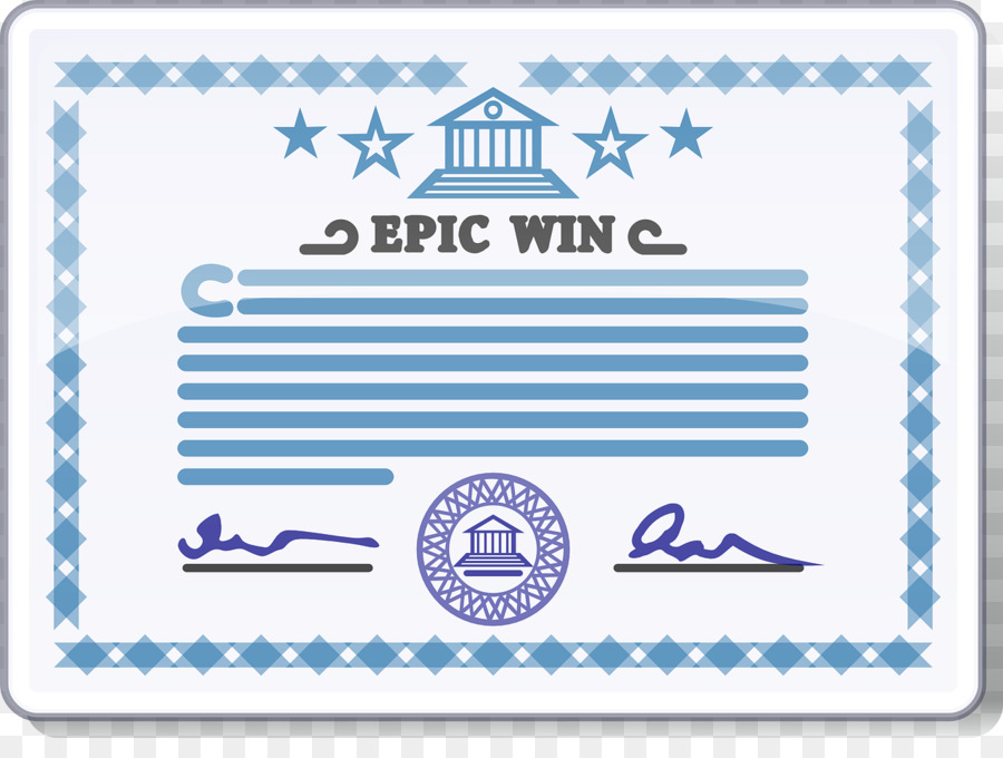 Certificado Académico，Royaltyfree PNG